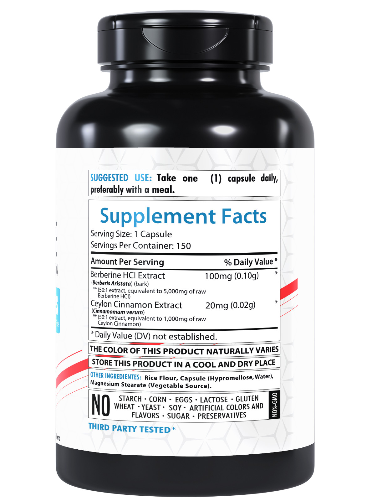 Berberine with Ceylon Cinnamon 5000mg