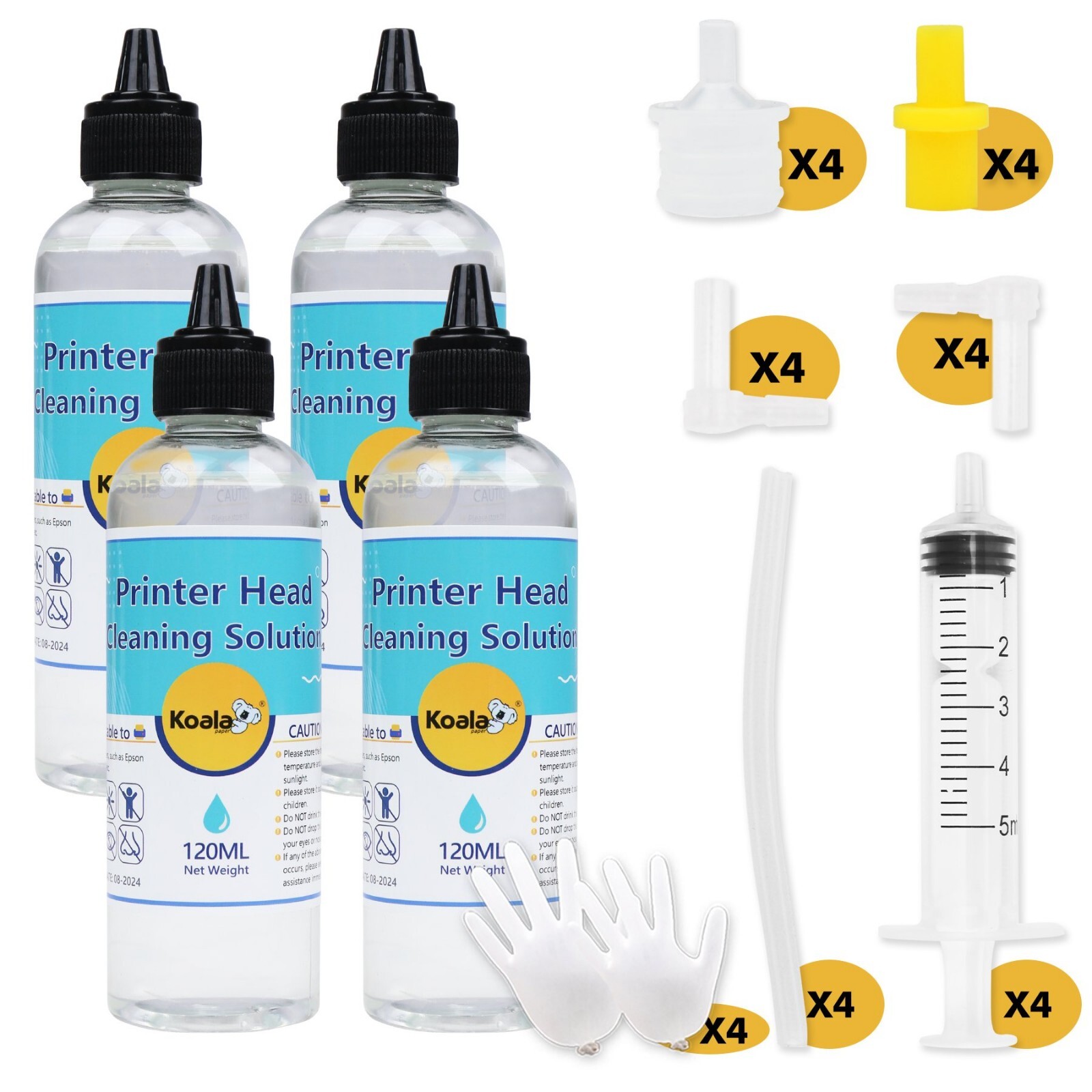 480ML Print Head Cleaning Kit Flush Solution for Inkjet Printer HP Canon Brother