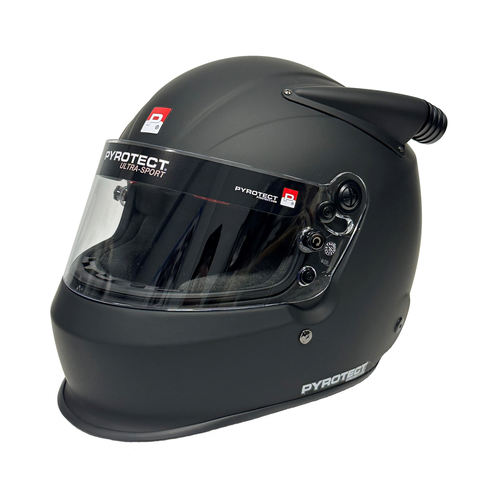 ULTRASPORT DB MID FORCED AIR F/F HELMET, SA2020, FLAT BLACK, XLARGE