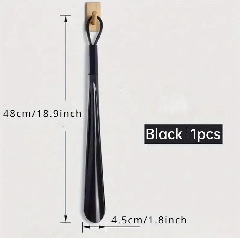 1pc Extra Long Flexible Plastic Shoe Horn Durable Shoe Spoon for Easy Wear - NEW
