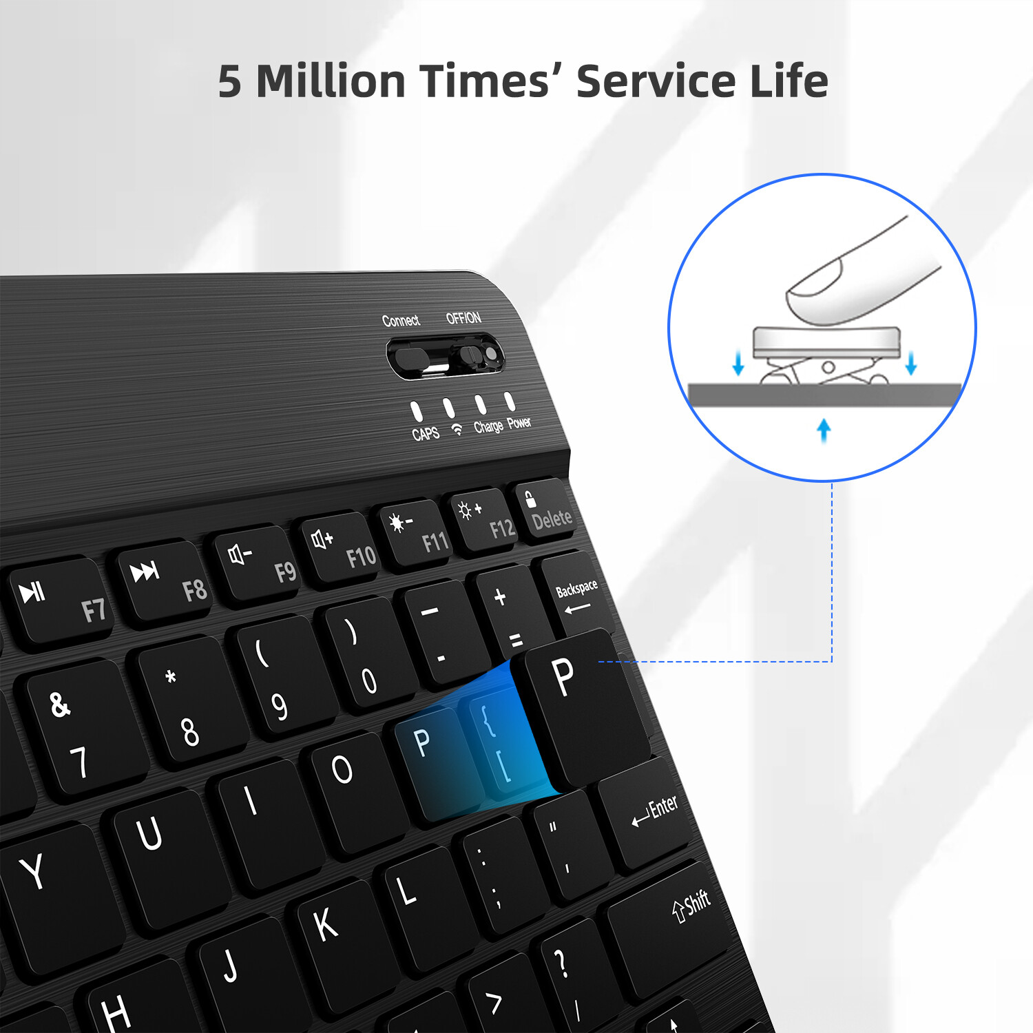 RGB Wireless Keyboard & Mouse Combo - Backlit Bluetooth Set for iPad/PC/Laptop U