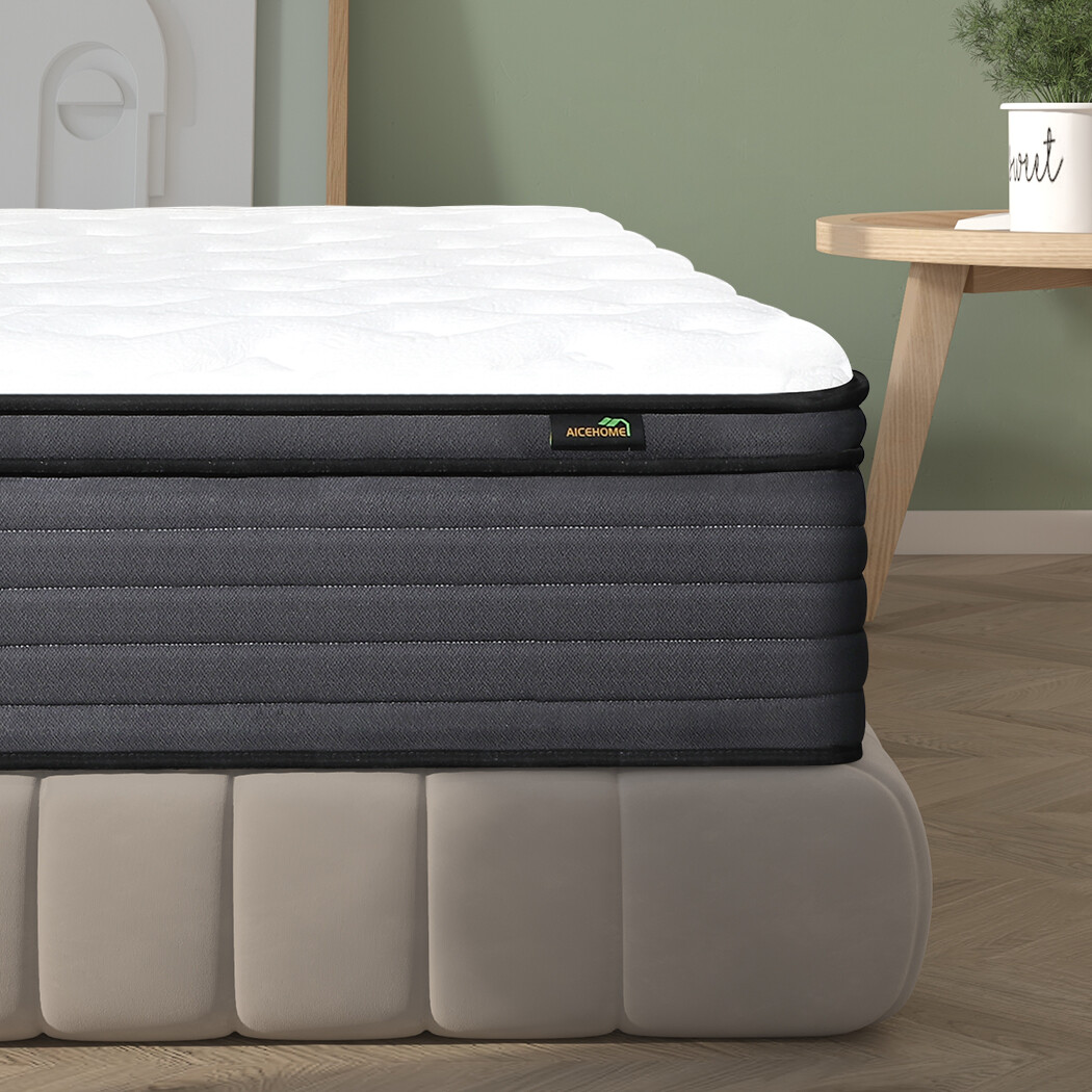 14"/12" Mattress Hybrid Spring Comfy Mattress in A Box Twin Full Queen King Size