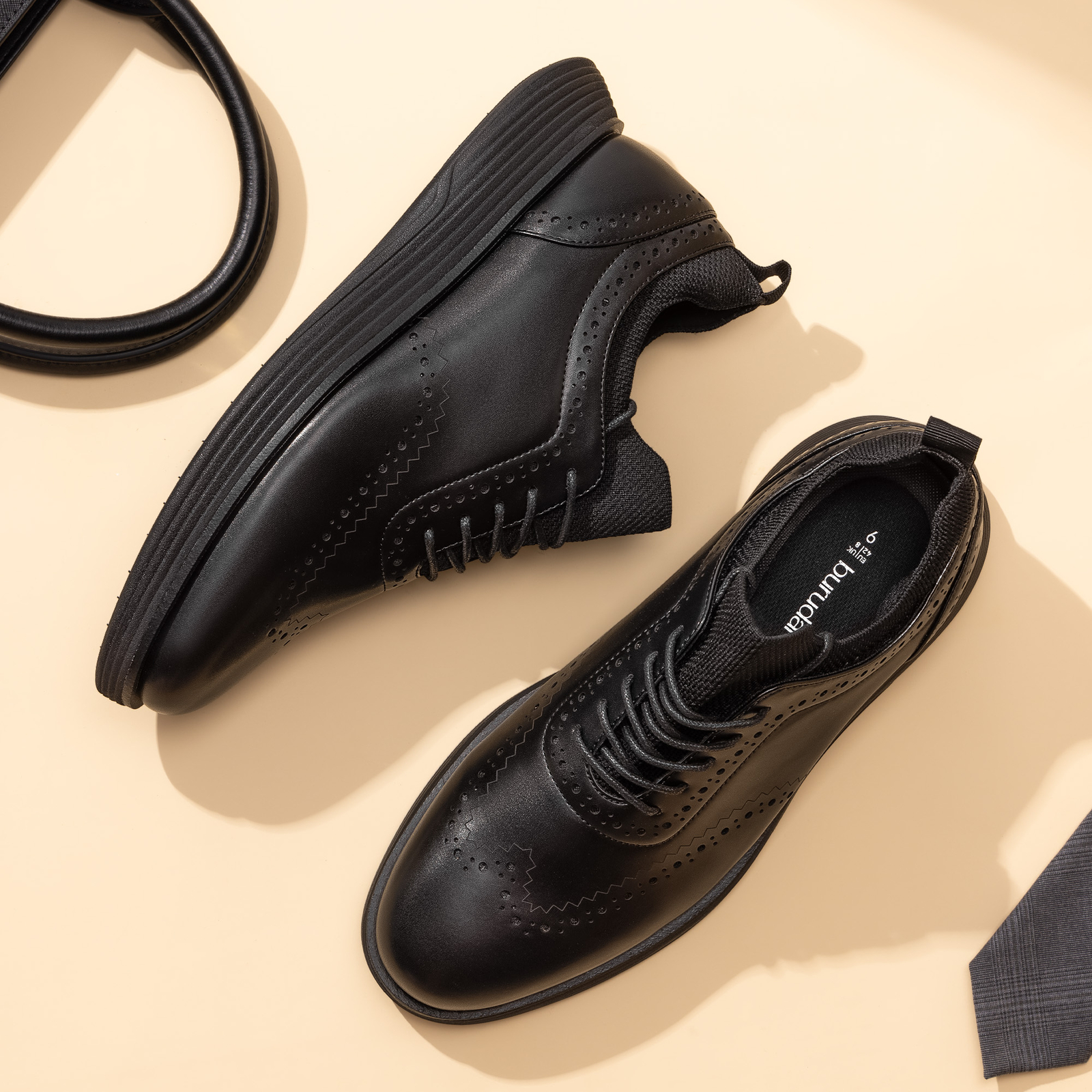 Men's Dress Sneakers Oxfords Formal Casual Wingtip Brogue Breathable Shoes US