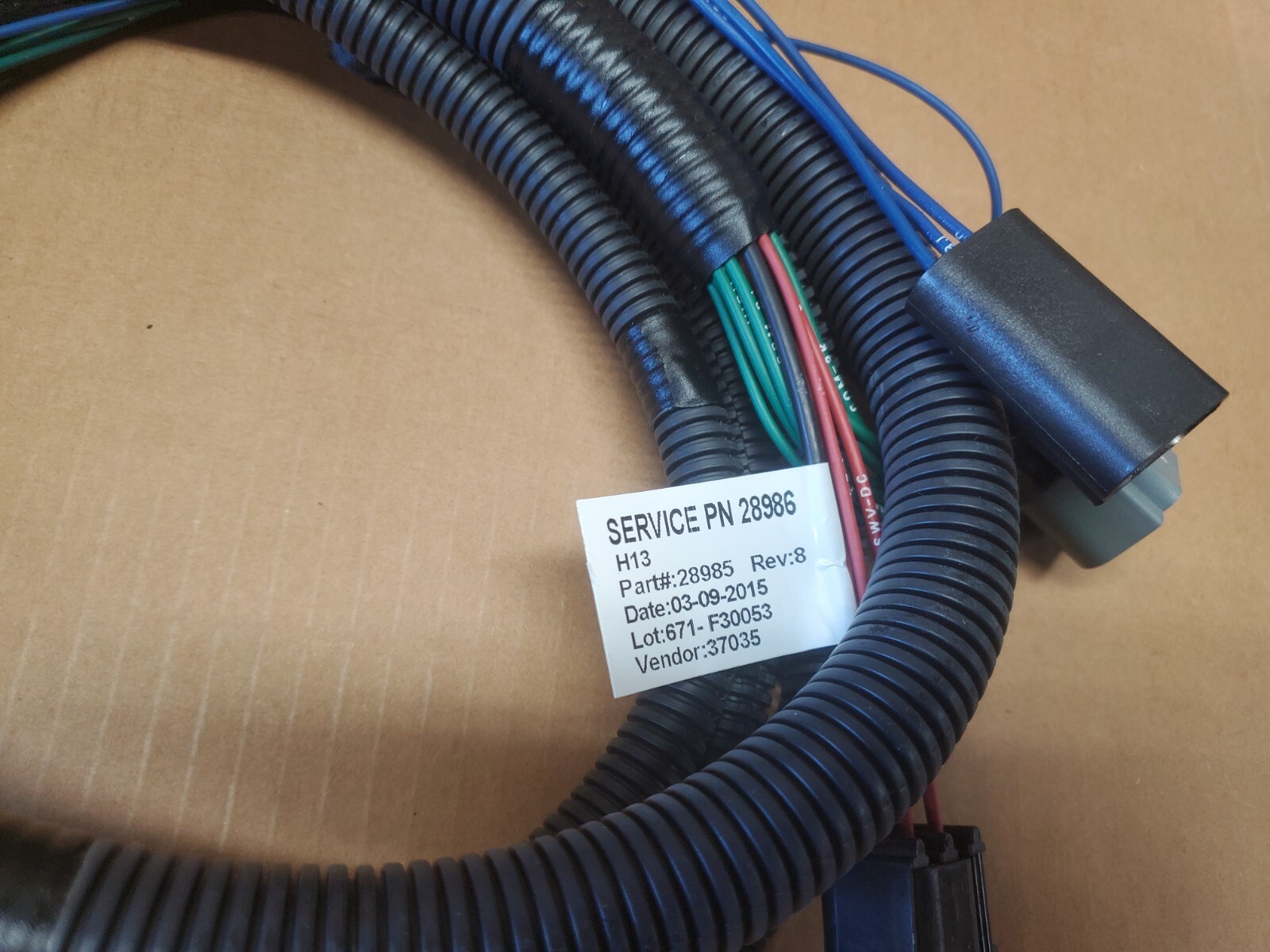 OEM Western Fisher TruckSide Plow Fleet Flex Wiring Harness Snow 09-16 Ford H13