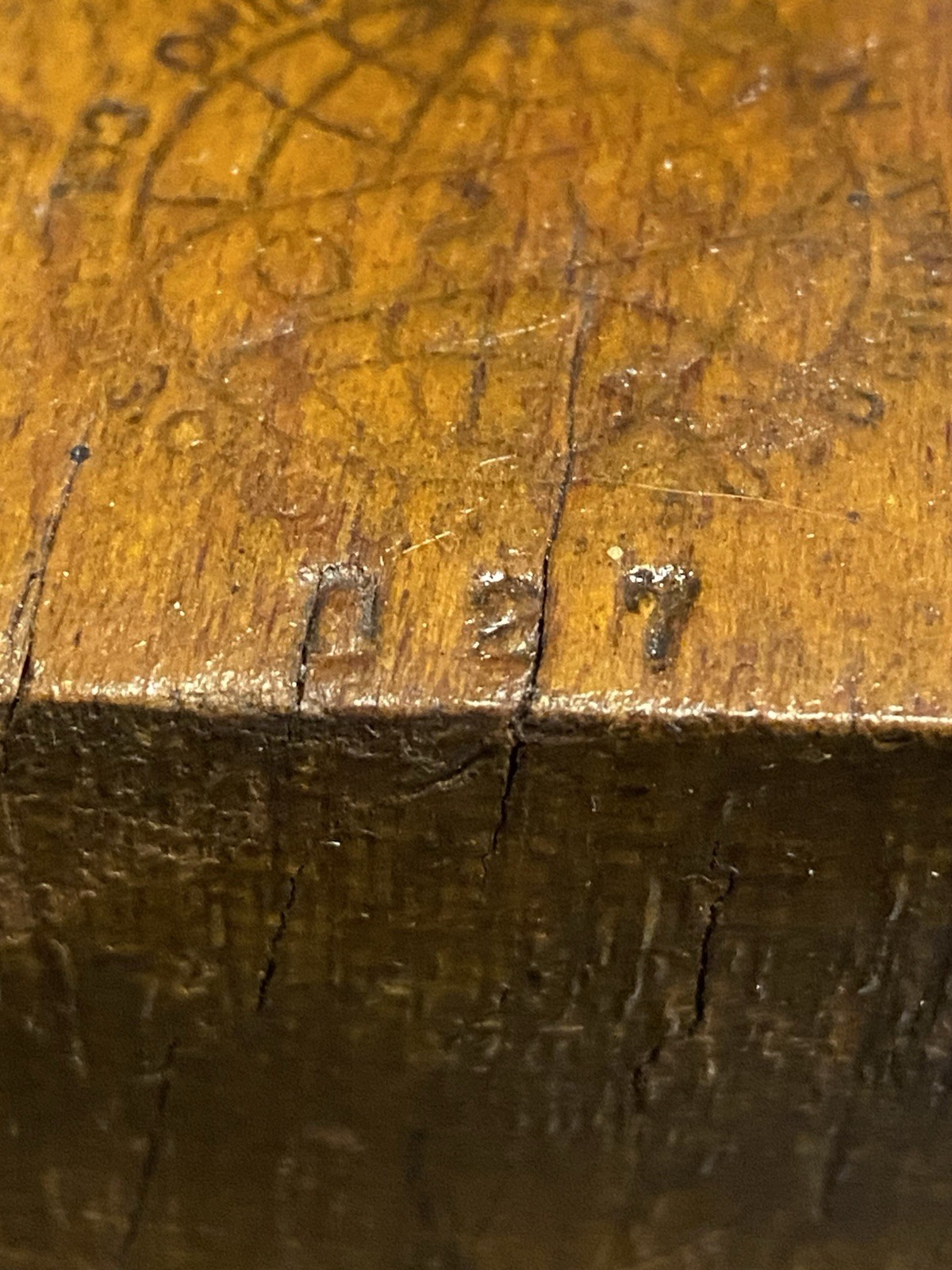 Antique c.1910 Ohio Tools Co.No.027 Wood Transitional Jack Plane “Ohio Globe”