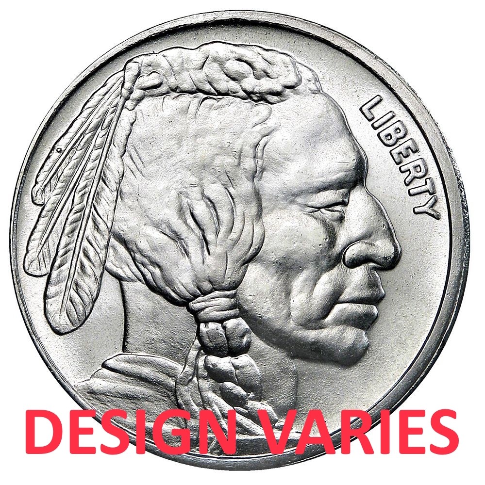 1 oz Silver Buffalo Round .999 Fine Silver - Random Mint