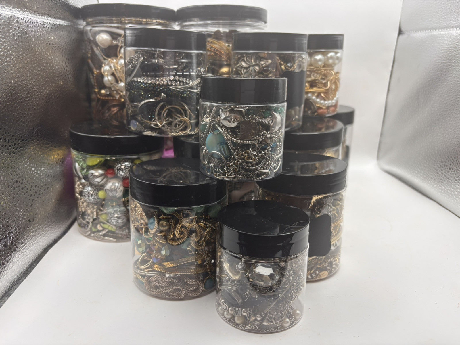 Mystery Jewelry Jar- All Wearable - No Junk Customization Available 2 Sizes