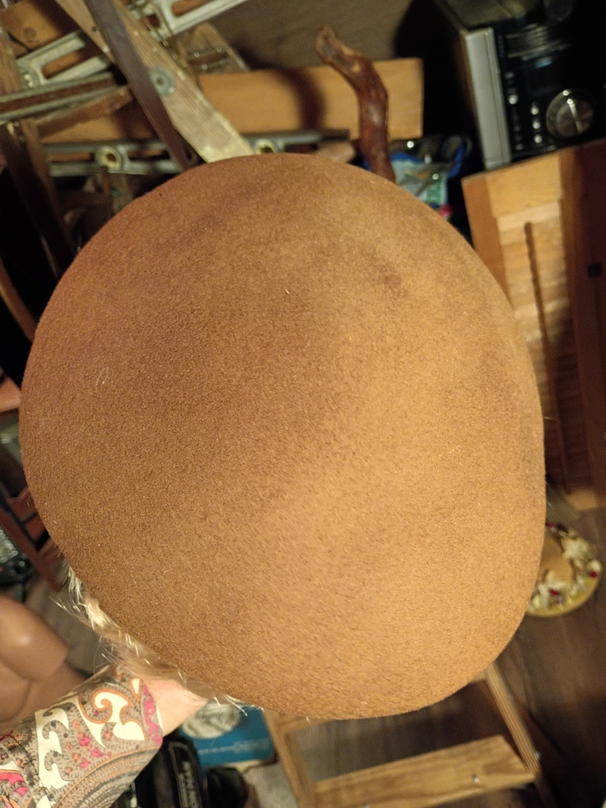 Vtg 1940s/50s Berkshires Ladies U.S.A Made 100% Wool Felt Hat Mohn Brothers Co.