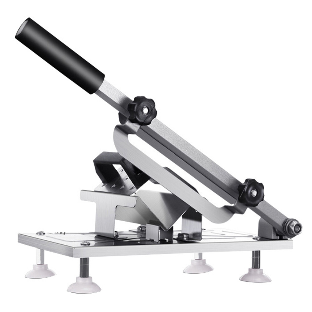 Stainless Steel Manual Meat Slicer Slicing Machine Frozen Meat Beef Bones Cutter