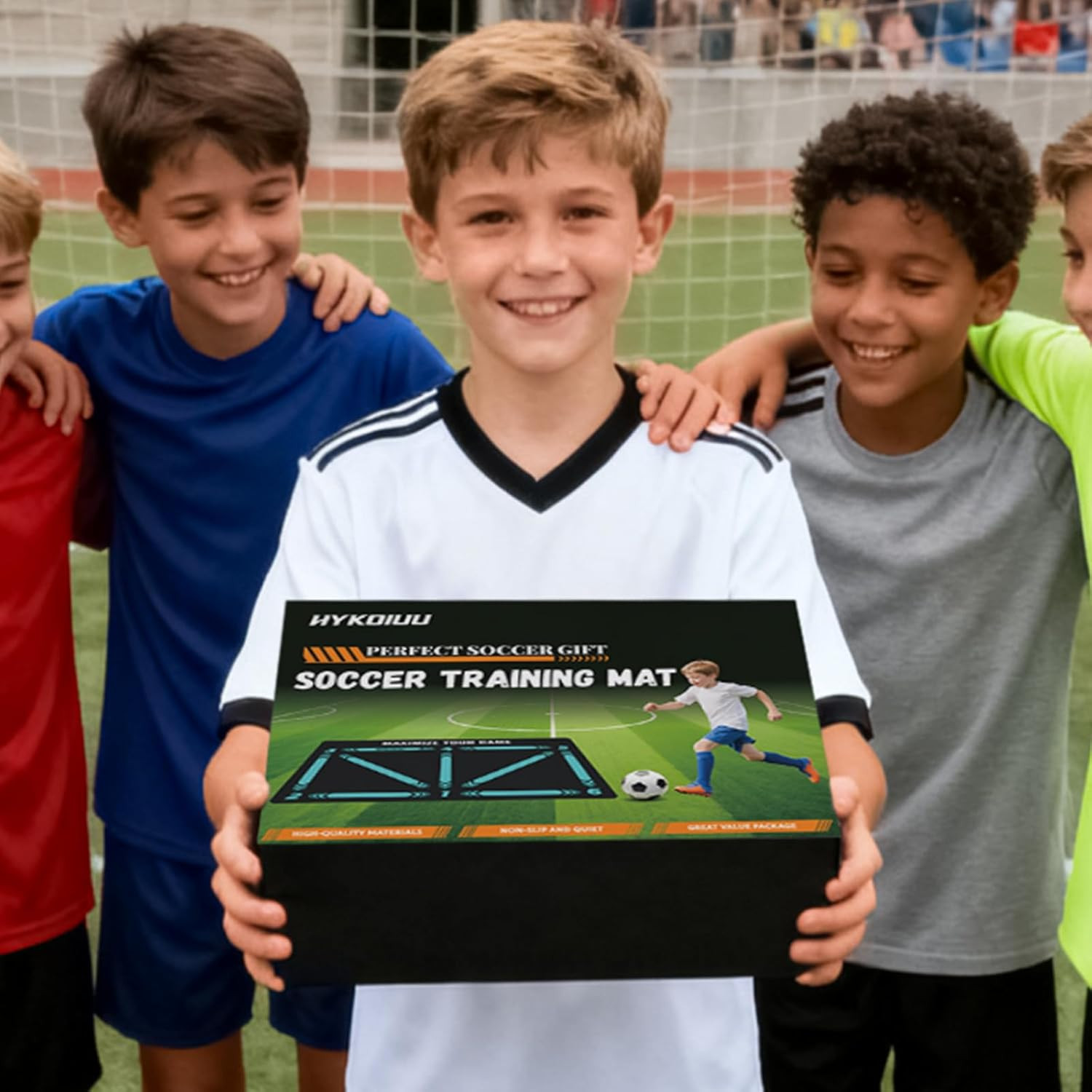 Soccer Training Mat With Instructional Video Improve Strength,Agility And Coordi