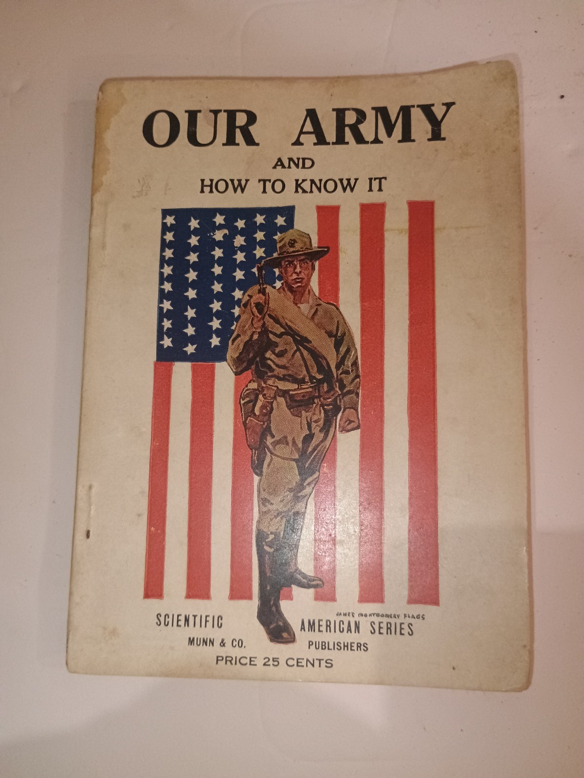 Vintage  1918 WWI  Our Army Our Navy & How To Know It. Antique War Book