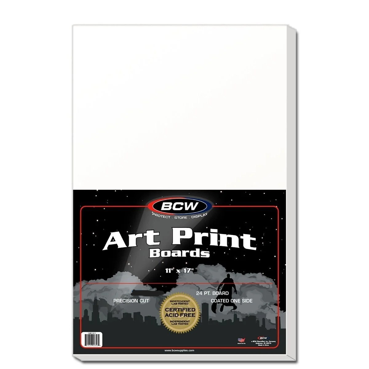 New (100 ct) BCW Art Print 11 x 17 Sleeve & Backing Boards- Combo Pack