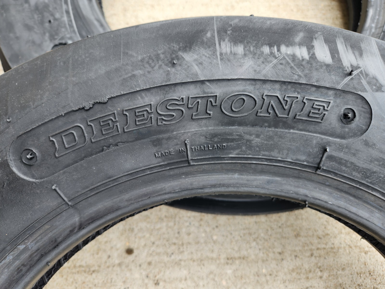 2 - 5.00-15 6P Deestone D401 Tri Rib F-2 TIRES and TUBES DS5121 500-15 500/15
