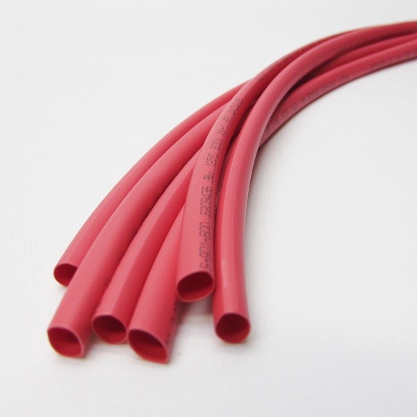 3/16" ID Red Heat Shrink Tube 2:1 ratio wrap (6x9" = 4 ft) inch/feet/to 4.5mm