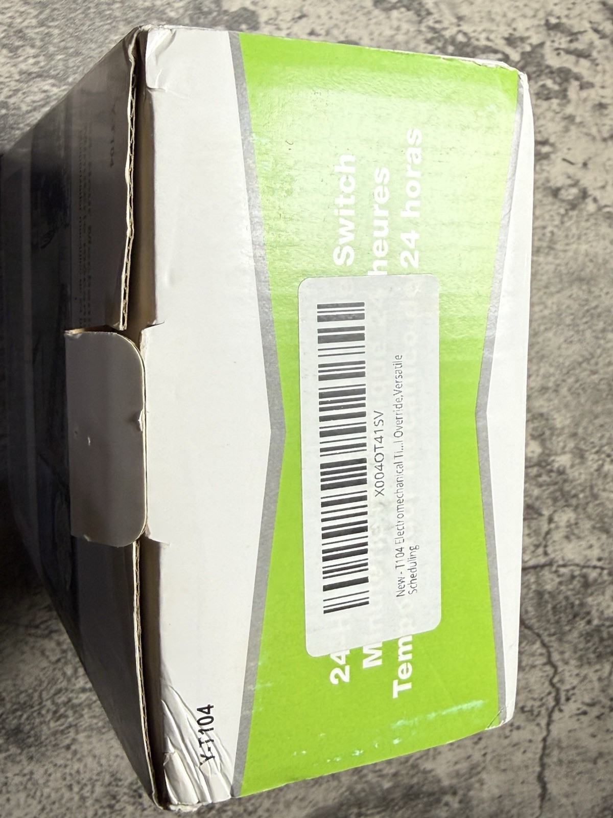 T104 Electromechanical Timer Switch, 40A Load Capacity, 1-12 Cycles Per Day