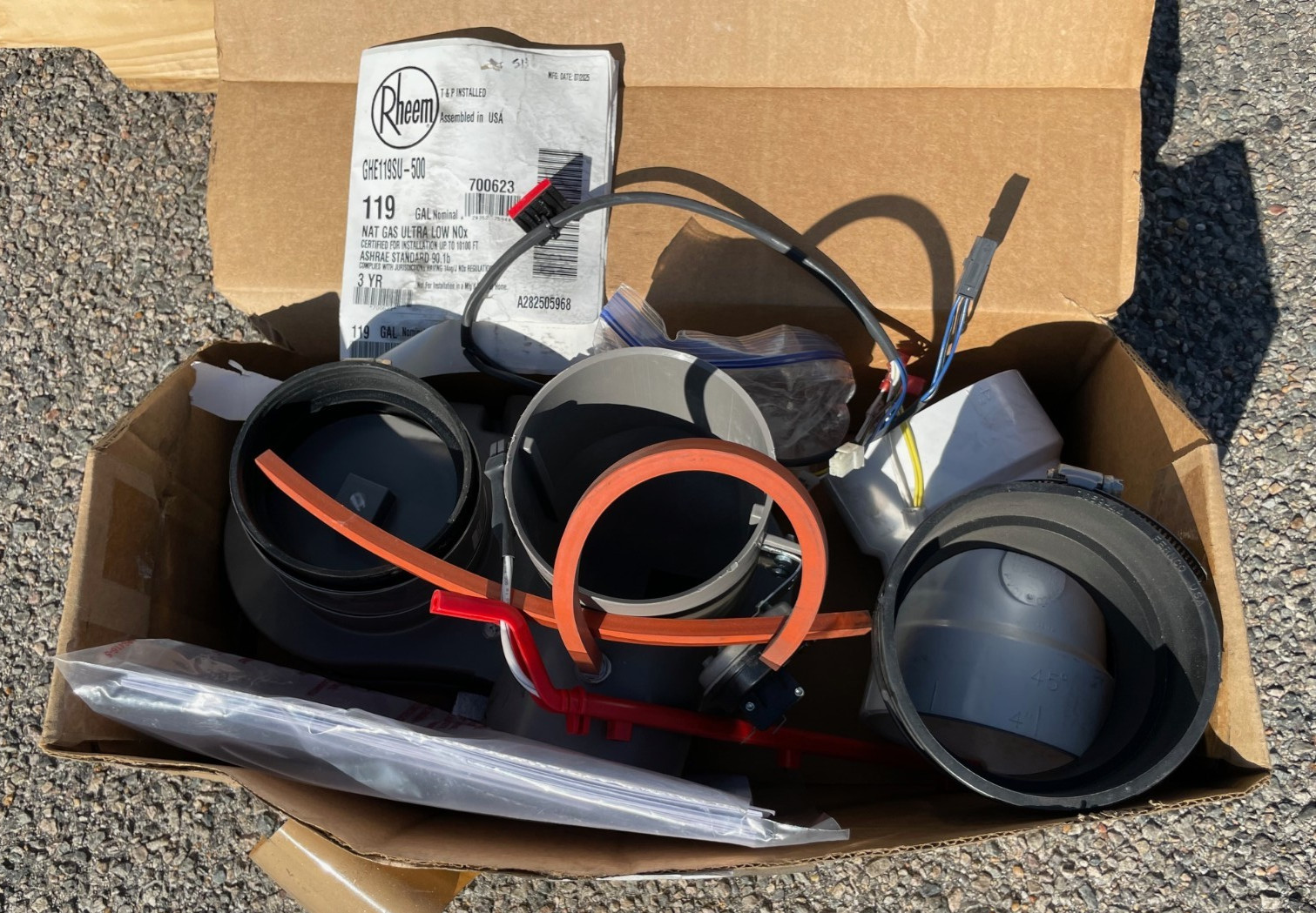 NEW Rheem GHE119SU-500 NG Triton Super Duty 119 Gallon Commercial Water Heater