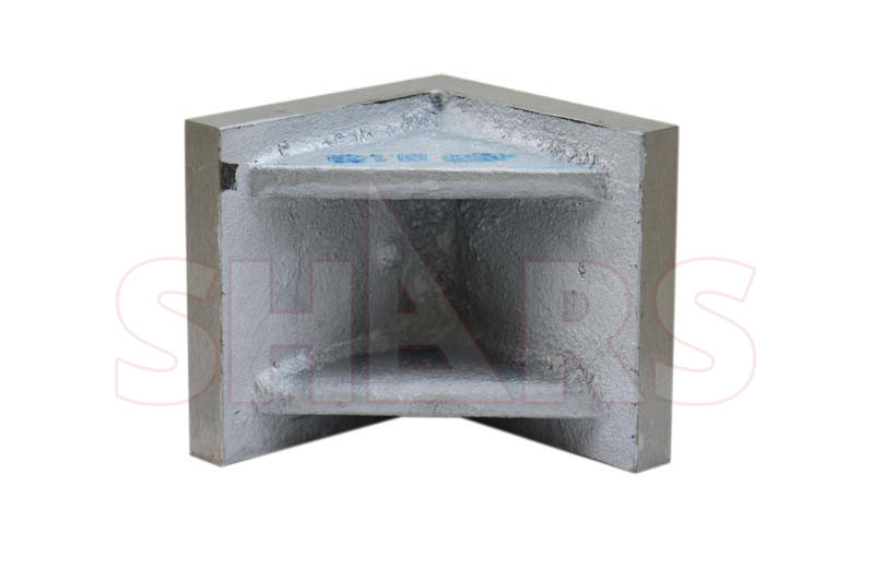 Webbed End 10x10x10 Ground Angle Plate High Tensile Cast Iron 0.0005" per 6" R