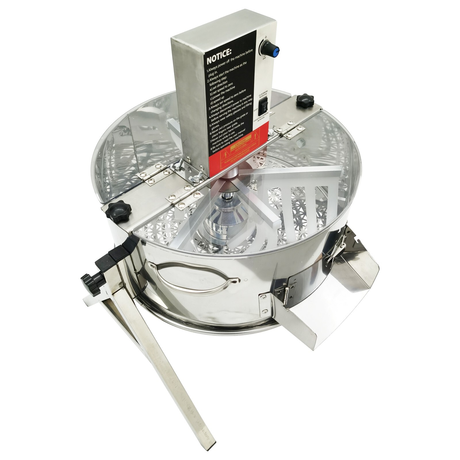 Leaf Bowl Trimmer 16'' Electric/Manual Bud Trimmer Stainless-Steel Blades 110V