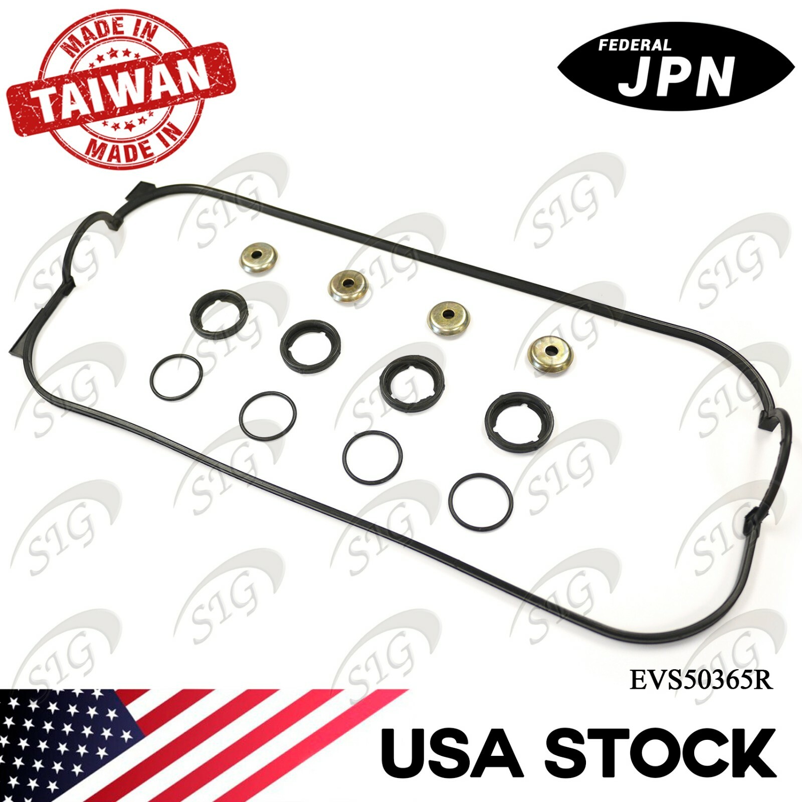Engine Valve Cover Gasket Set for Honda Accord 1990-1997 2.2L L4 2156cc