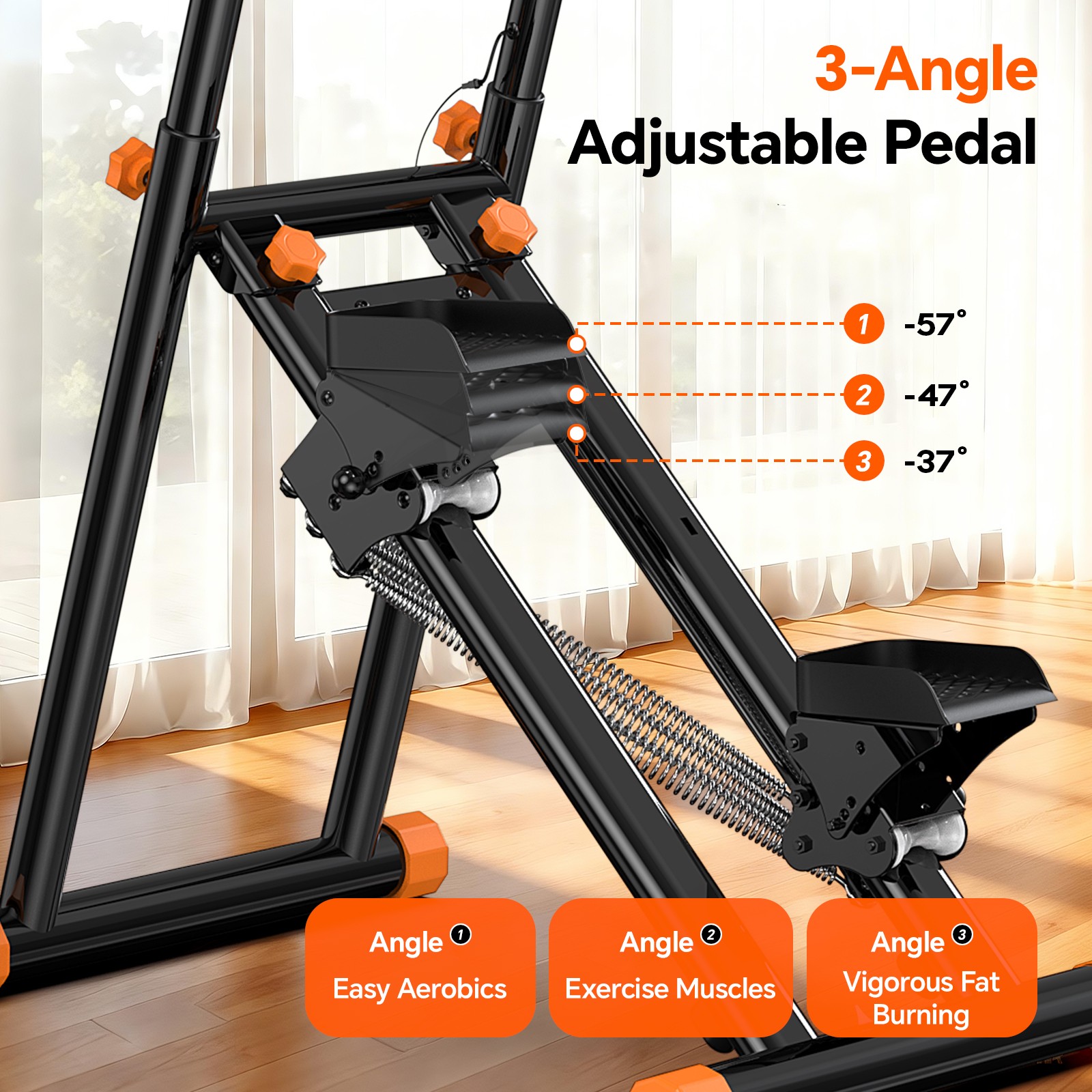 Vertical Climber Stair Stepper Machine For Home Gym Exercise Workout Machine New