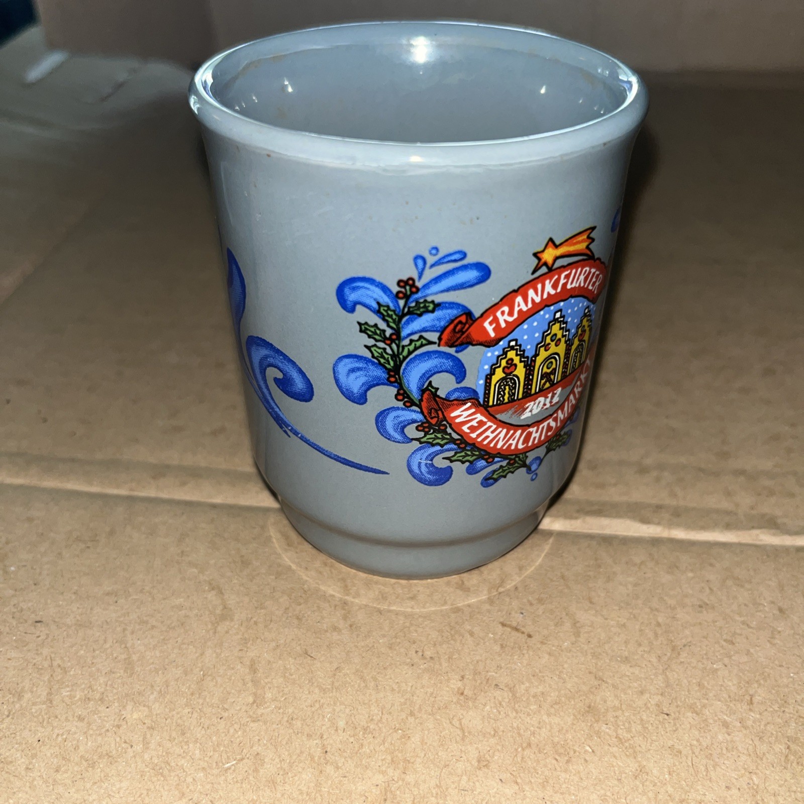 Frankfurter Weihnachtsmarkt 2012 Coffee Cup Frankfurt Germany Christmas Market