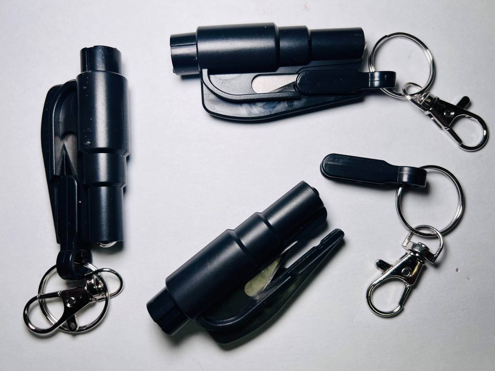 3 Pack Emergency Escape Auto Car Window Glass Tool Breaker Seat Belt Cutter