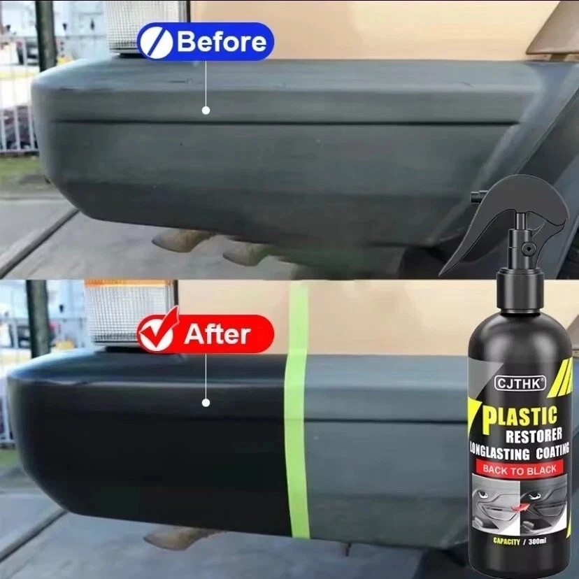 Car Plastic Restorer Back To Black Gloss Plastic Renovator Longlasting Coating
