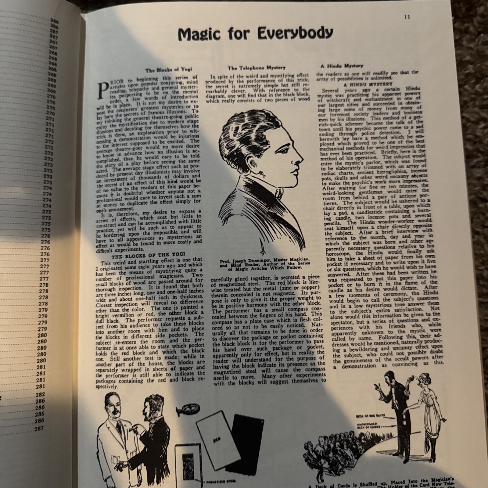 Dunninger’s Complete Encyclopedia of Magic Book Magic Mentalism Tricks T