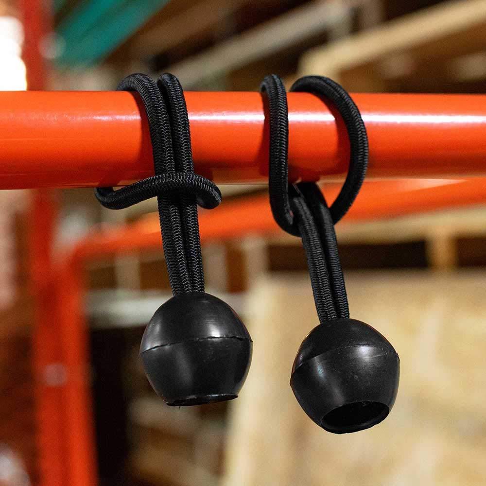 10 Ft 1/8-In Shock Cord with 5 Ball Bungee Cord Tie Down, Canopy Variety Color