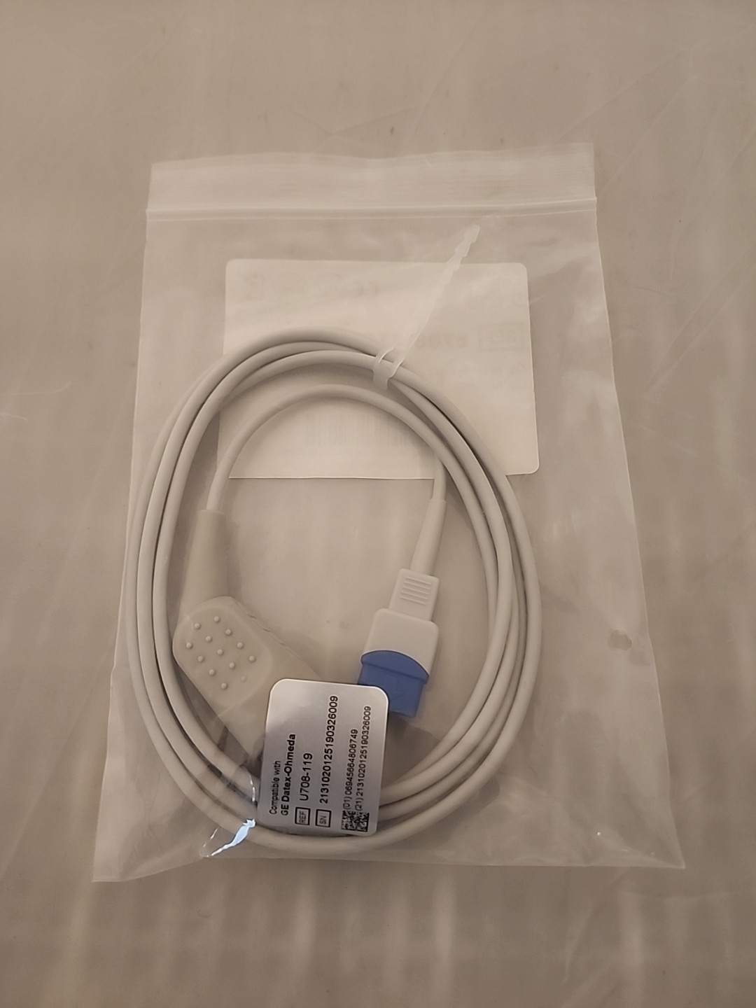 E708-1190 SpO2 Adaptor Cable for Ge Datex-Ohmeda Connector 7ft FREE SHIPPING