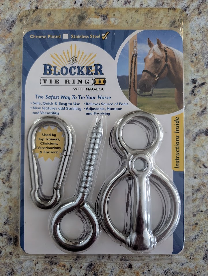 THE ORIGINAL BLOCKER TIE RING II WITH MAG-LOC STAINLESS STEEL - BRAND NEW