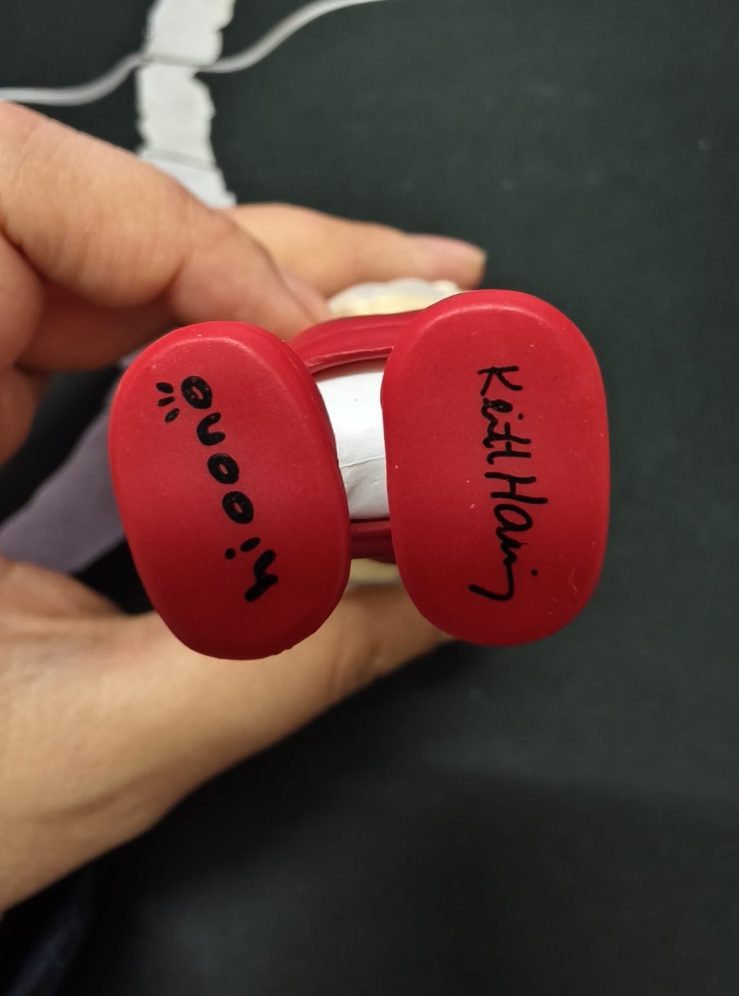 Hirono x Keith Haring Art Toy Figure Doll Collectible Limited Edition Gift