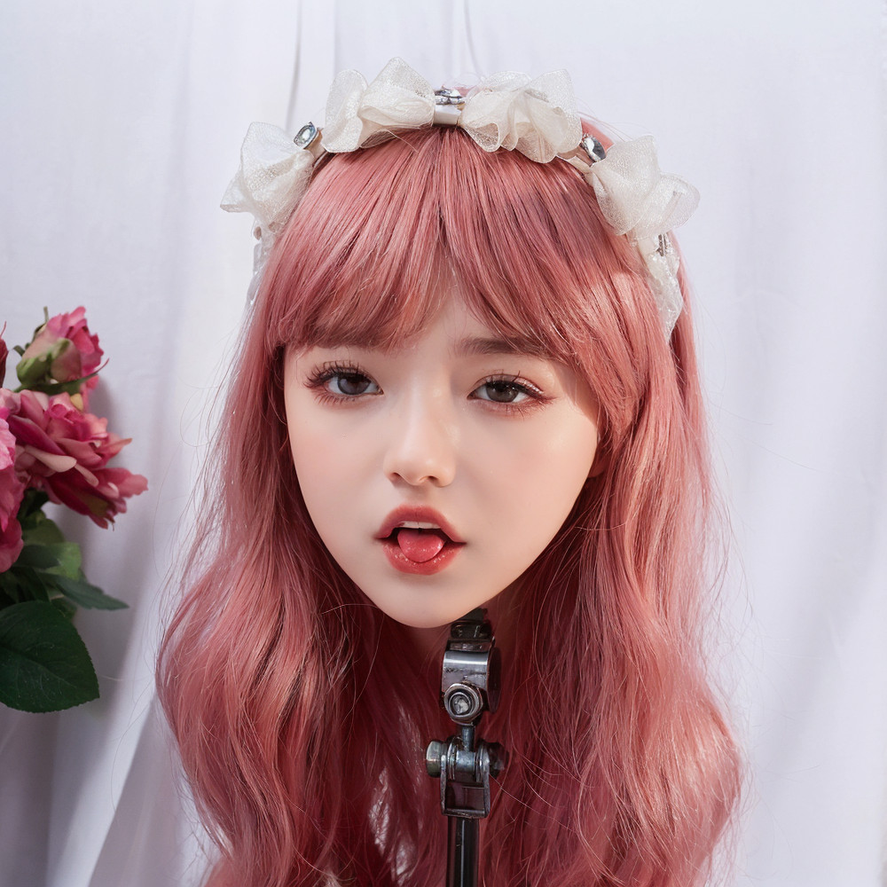 Female head model, replaceable wig,Mannequin Head,exquisite makeup,realistic,TPE