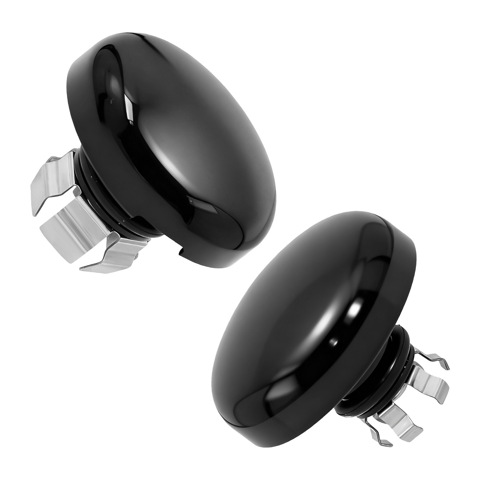 Black Front Axle Nut Caps Axle Covers for Harley Davidson/Touring 2023-2025