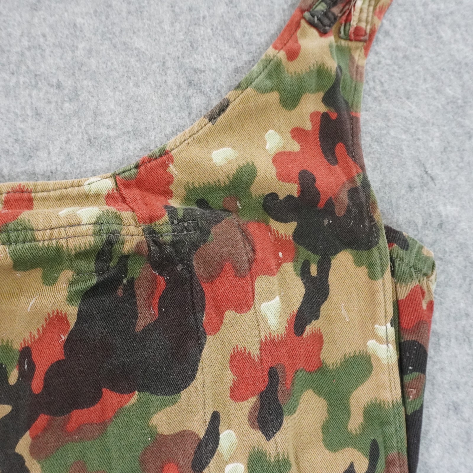 Swiss Army M70 Alpenflage Combat Pack Backpack Coat Jacket Attachment Distressed