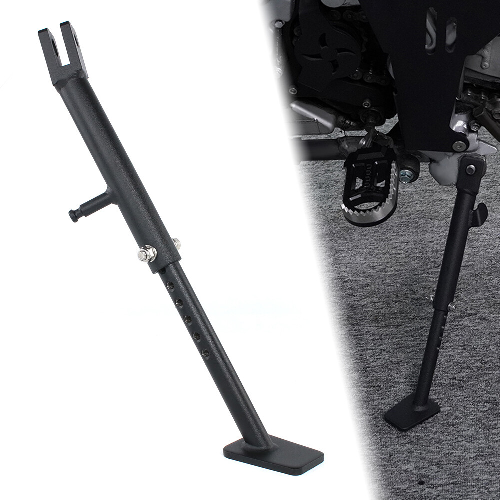 Motorcycle Steel Adjustable Kickstand Sidestand Fit For Suzuki DR650 1996-2023