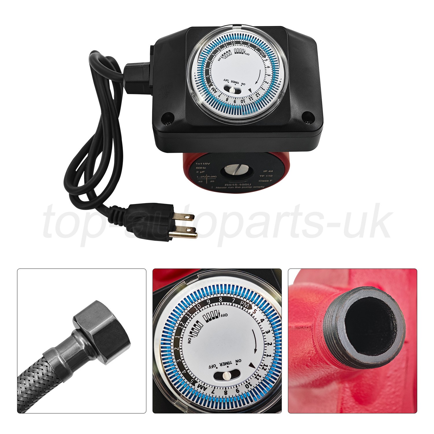 For Grundfos Hot Water Re-Circulating Pumps UP15-10SU7P TLC 595916 1/25 HP 115V