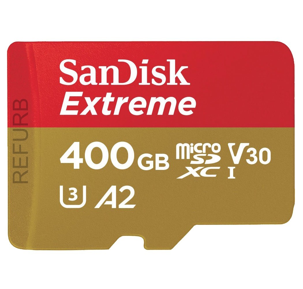 SanDisk Micro 400GB Extreme UHS-I microSDXC Memory Card with SD Adapter