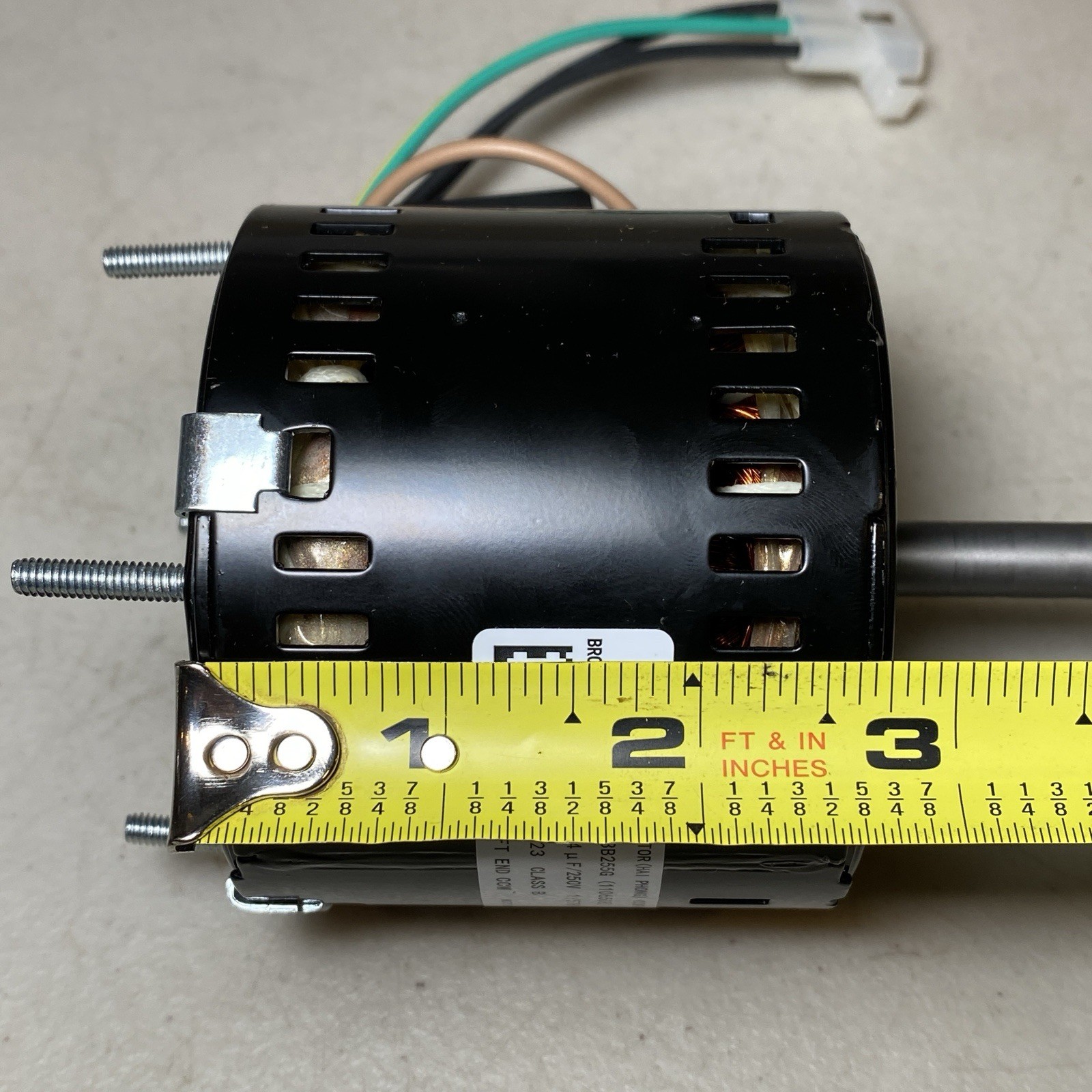 Broan Nutone 1106508 L250 Ventilator Motor, DAMAGED SEE DESCRIPTION, New, Tested