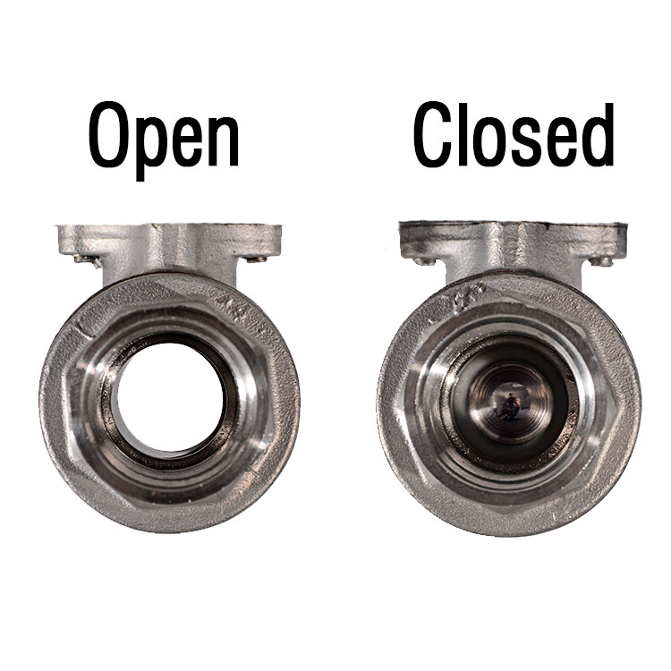 1" Stainless Steel Motorized Electric Ball Valve 9V 12V-24 Volt AC/DC, 2 Wire