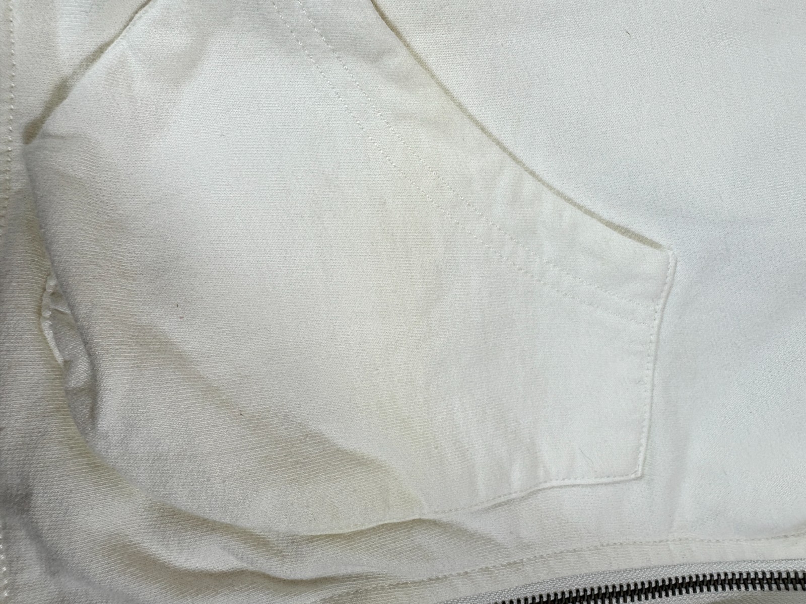 TWISTED HEART BEADED HEART Embroidered Zip Up Faux Fur Trim Hoodie Sz XS NWT