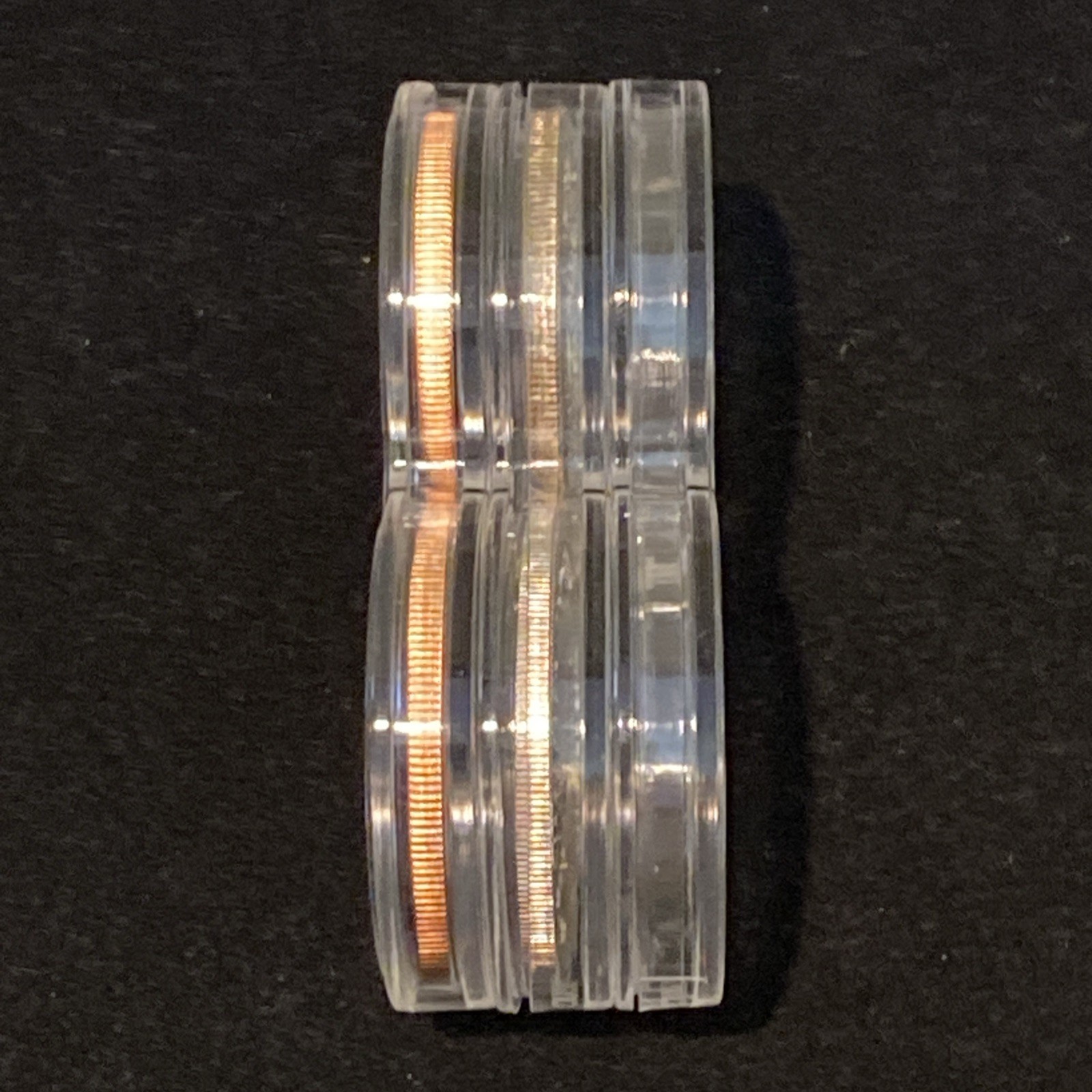 DUO CAPSULE – Infinity double coin STACKABLE capsule **No Precious Metals**