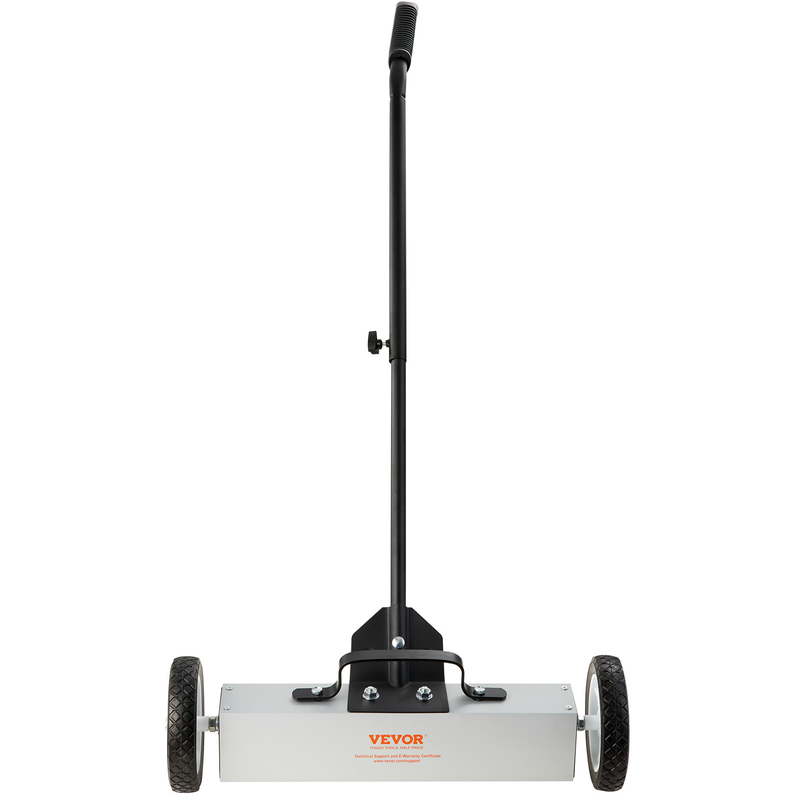 18" Magnetic Sweeper with Wheels 45lbs Rolling Sweeper Lawn Yard Grass