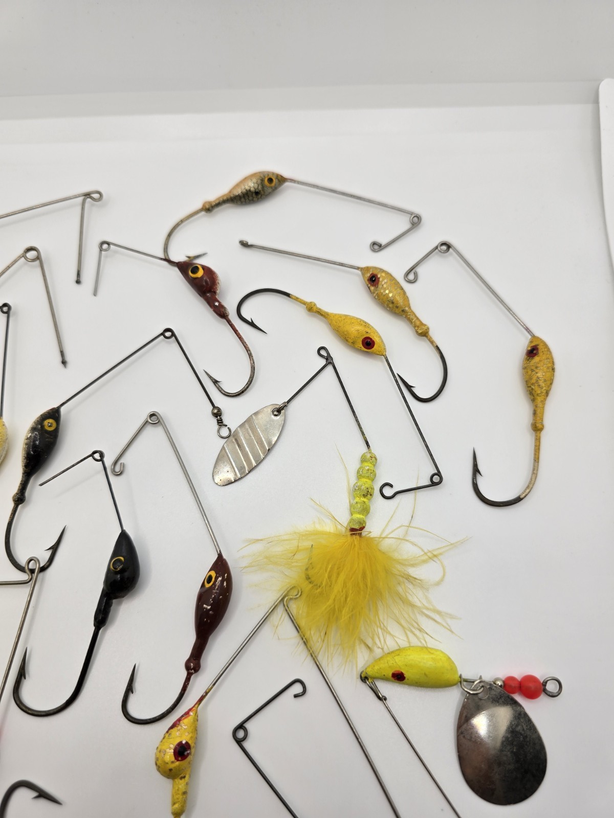 Vintage Lot of Spinnerbait Parts for Bass Fishing Lures, No Blades or Skirts