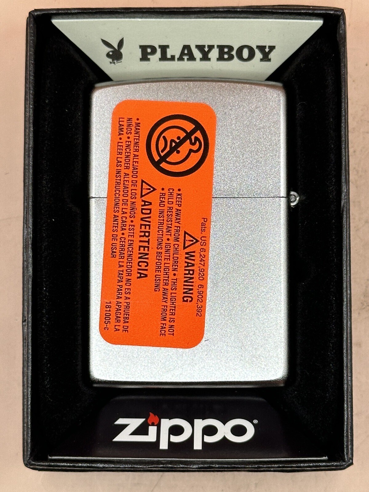 Vintage October 1984 Playboy Magazine Cover Zippo Lighter NEW In Box Rare