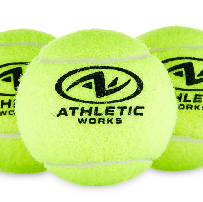 Athletic Works Pressurized Tennis Balls, 3 Count