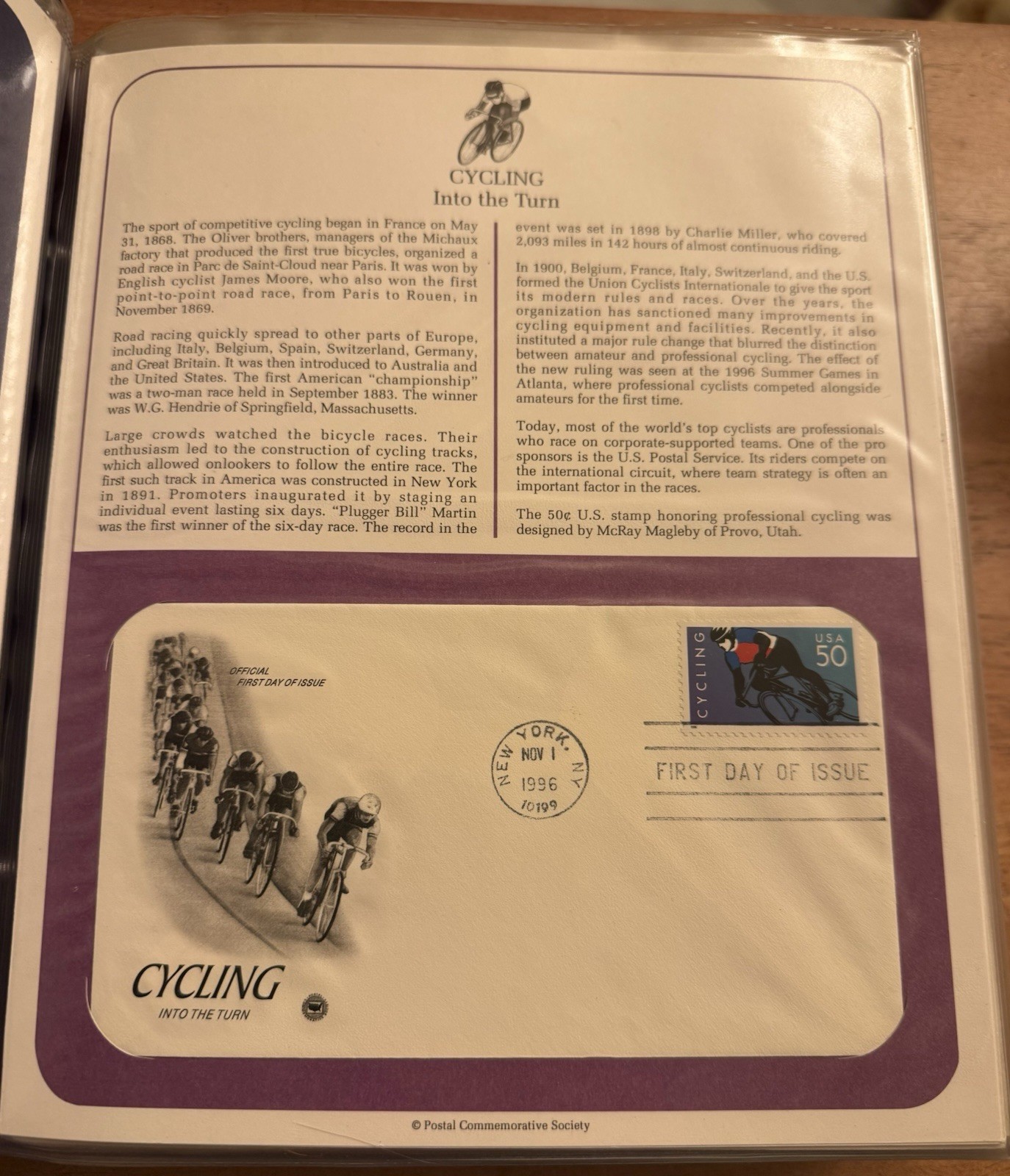 Postal Commemorative Society Binder w/ U.S. First Day Covers 1996-1998 96 Covers