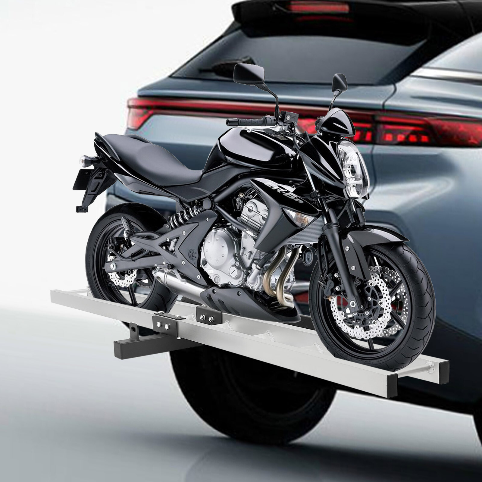 204kg/450lbs Motorcycle Carrier Aluminum Hitch Carrier For Dirt Bikes Bracket