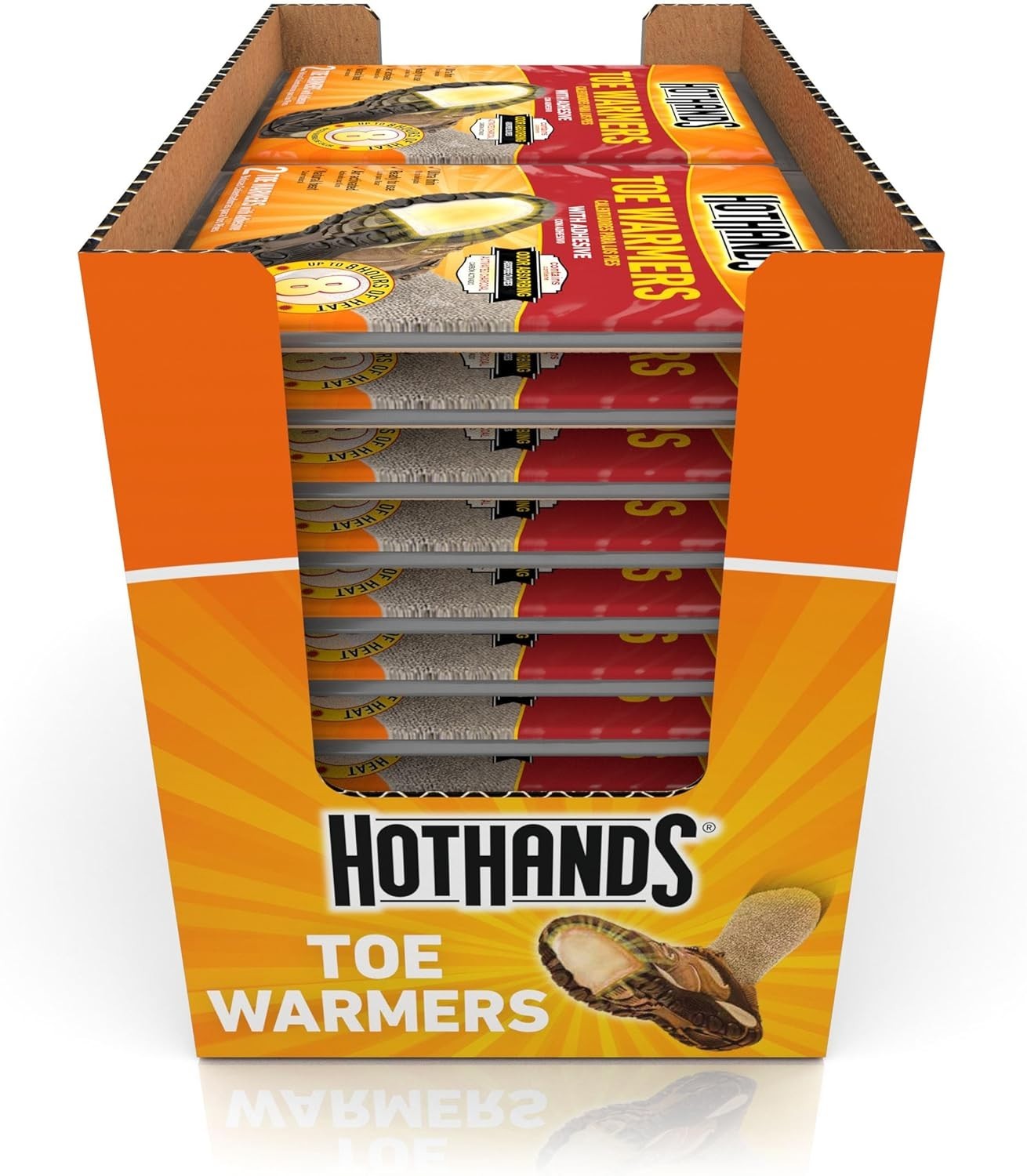 HotHands Toe Warmers (40 pairs) Bonus Pack Includes (8 Pairs) Hand warmers FREE