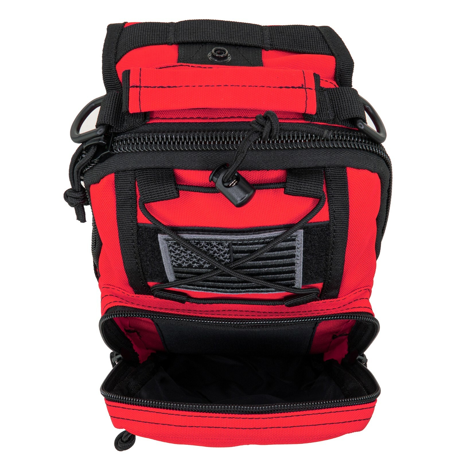 LINE2design First Aid Sling Backpack - EMS Emergency Medical Molle Bag - Red